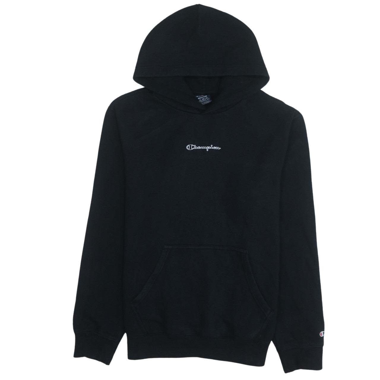 Mens UK Size M Champion Black Pullover Hoodie