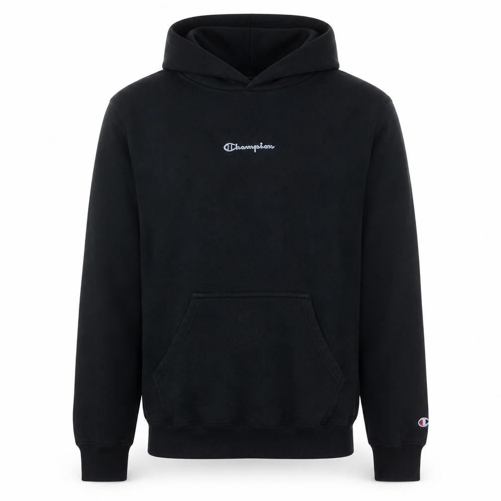Mens UK Size M Champion Black Pullover Hoodie