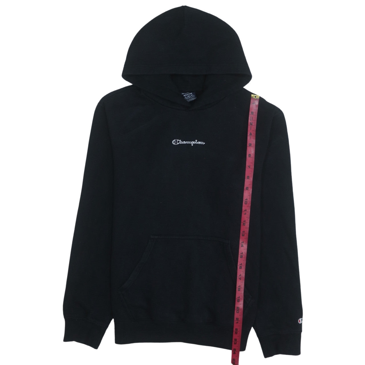 Mens UK Size M Champion Black Pullover Hoodie