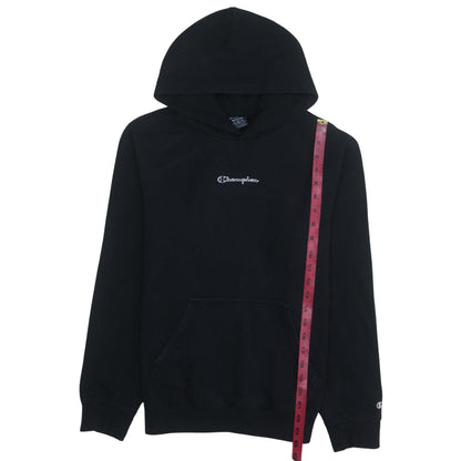 Mens UK Size M Champion Black Pullover Hoodie
