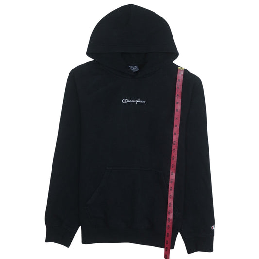 Mens UK Size M Champion Black Pullover Hoodie