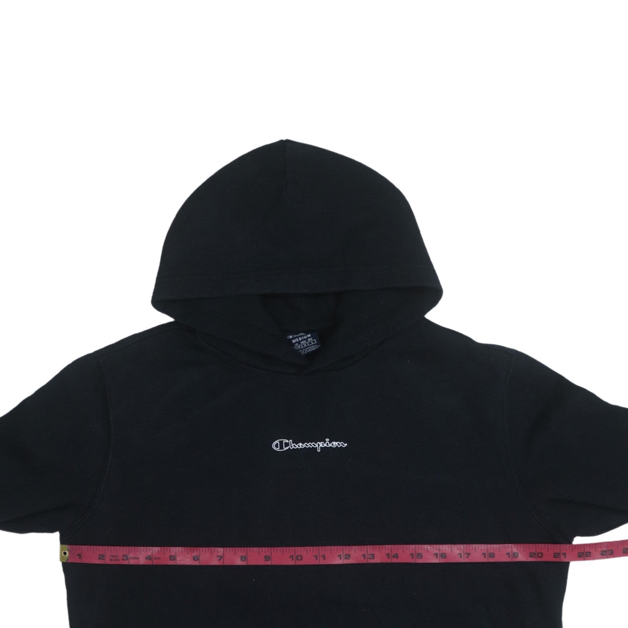 Mens UK Size M Champion Black Pullover Hoodie