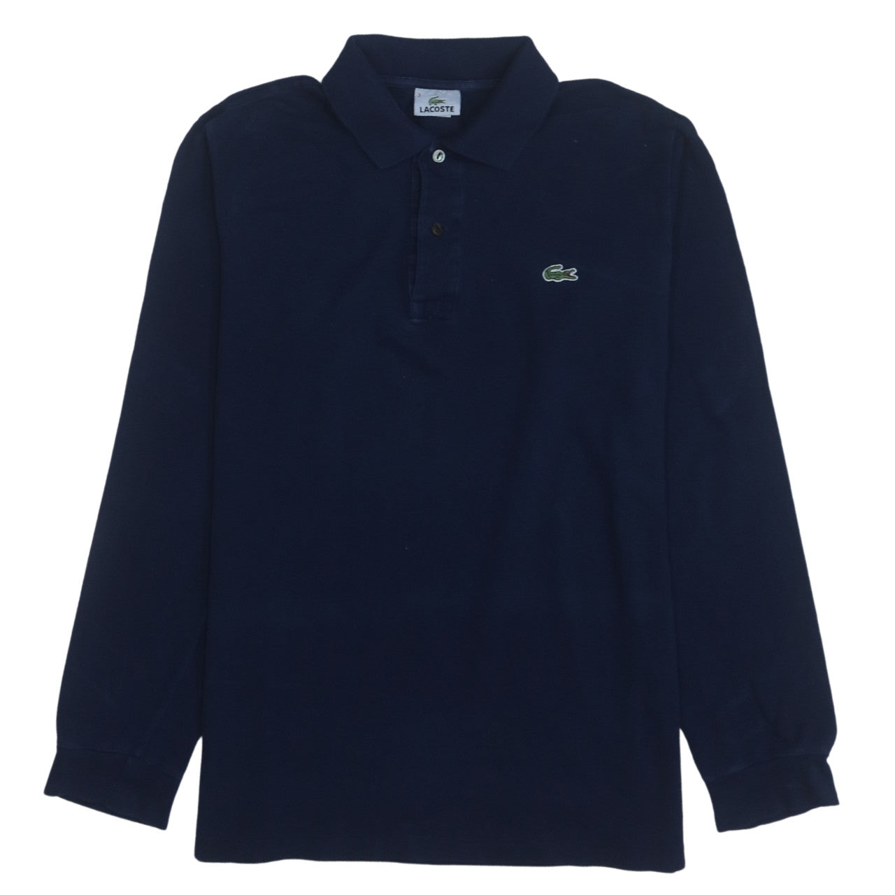Mens UK Size M Lacoste Blue Henley Sweatshirt