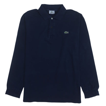 Mens UK Size M Lacoste Blue Henley Sweatshirt