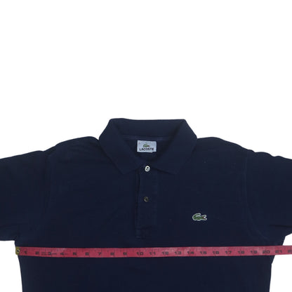 Mens UK Size M Lacoste Blue Henley Sweatshirt
