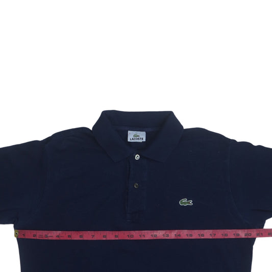 Mens UK Size M Lacoste Blue Henley Sweatshirt