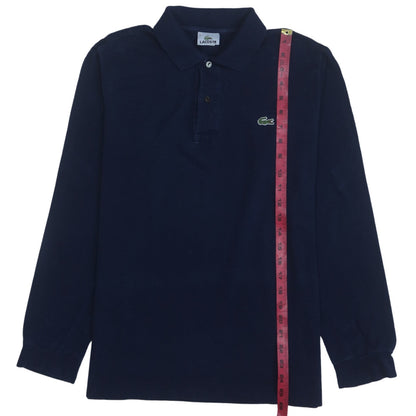 Mens UK Size M Lacoste Blue Henley Sweatshirt