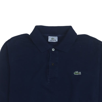 Mens UK Size M Lacoste Blue Henley Sweatshirt