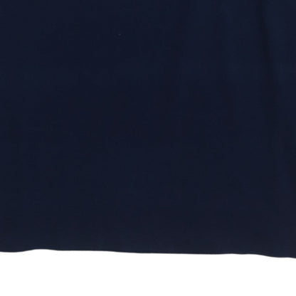 Mens UK Size M Lacoste Blue Henley Sweatshirt