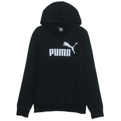 Mens UK Size L Puma Black Pullover Hoodie