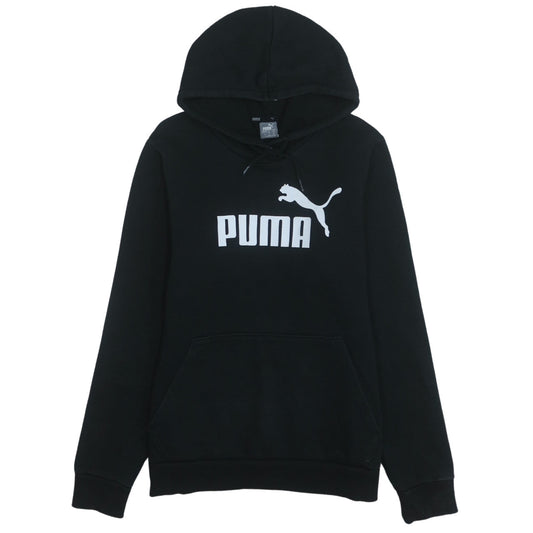 Mens UK Size L Puma Black Pullover Hoodie