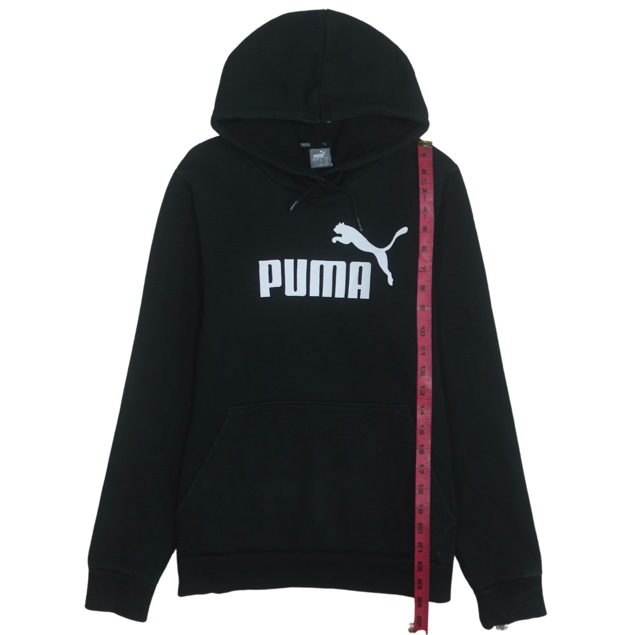 Mens UK Size L Puma Black Pullover Hoodie