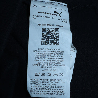 Mens UK Size L Puma Black Pullover Hoodie