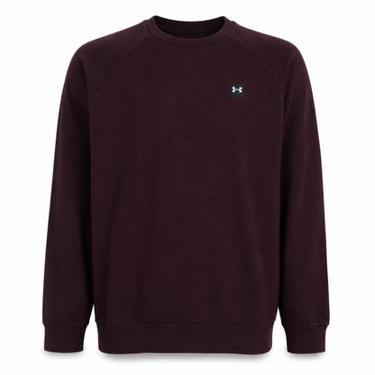 Mens UK Size L Under Armour Brown Pullover Sweatshirt