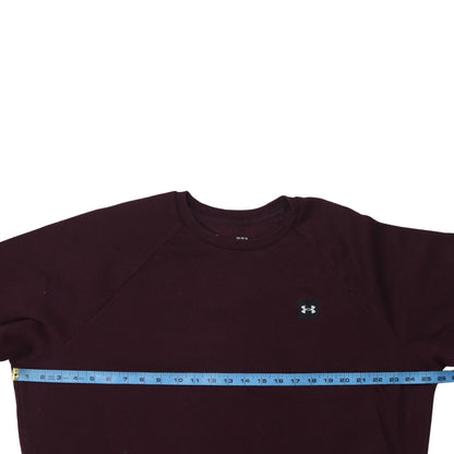 Mens UK Size L Under Armour Brown Pullover Sweatshirt