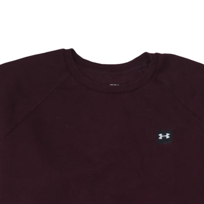 Mens UK Size L Under Armour Brown Pullover Sweatshirt