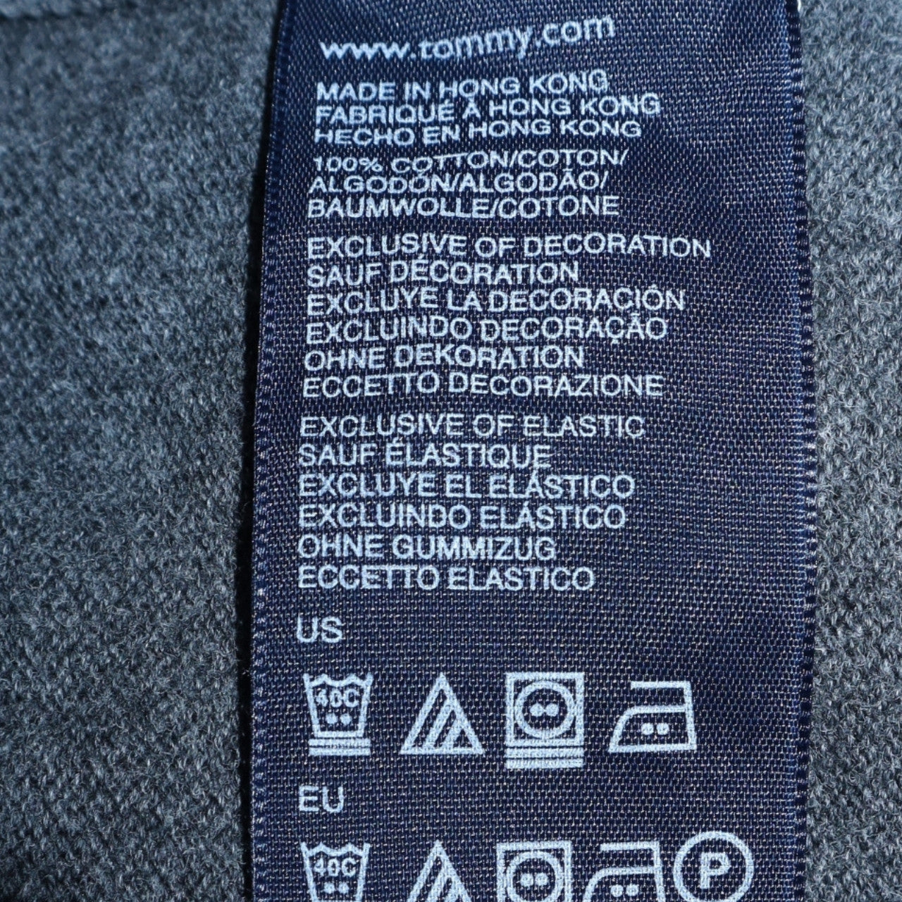 Mens UK Size L Tommy Hilfiger Grey  Sweatshirt