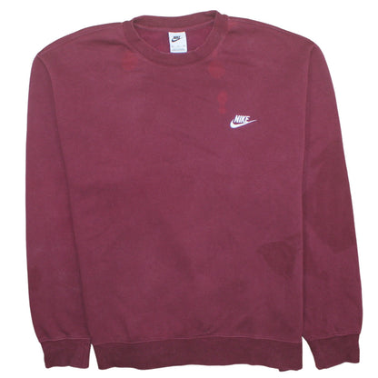 Mens UK Size 2XL Nike Red Pullover Sweatshirt