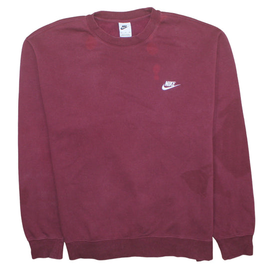 Mens UK Size 2XL Nike Red Pullover Sweatshirt