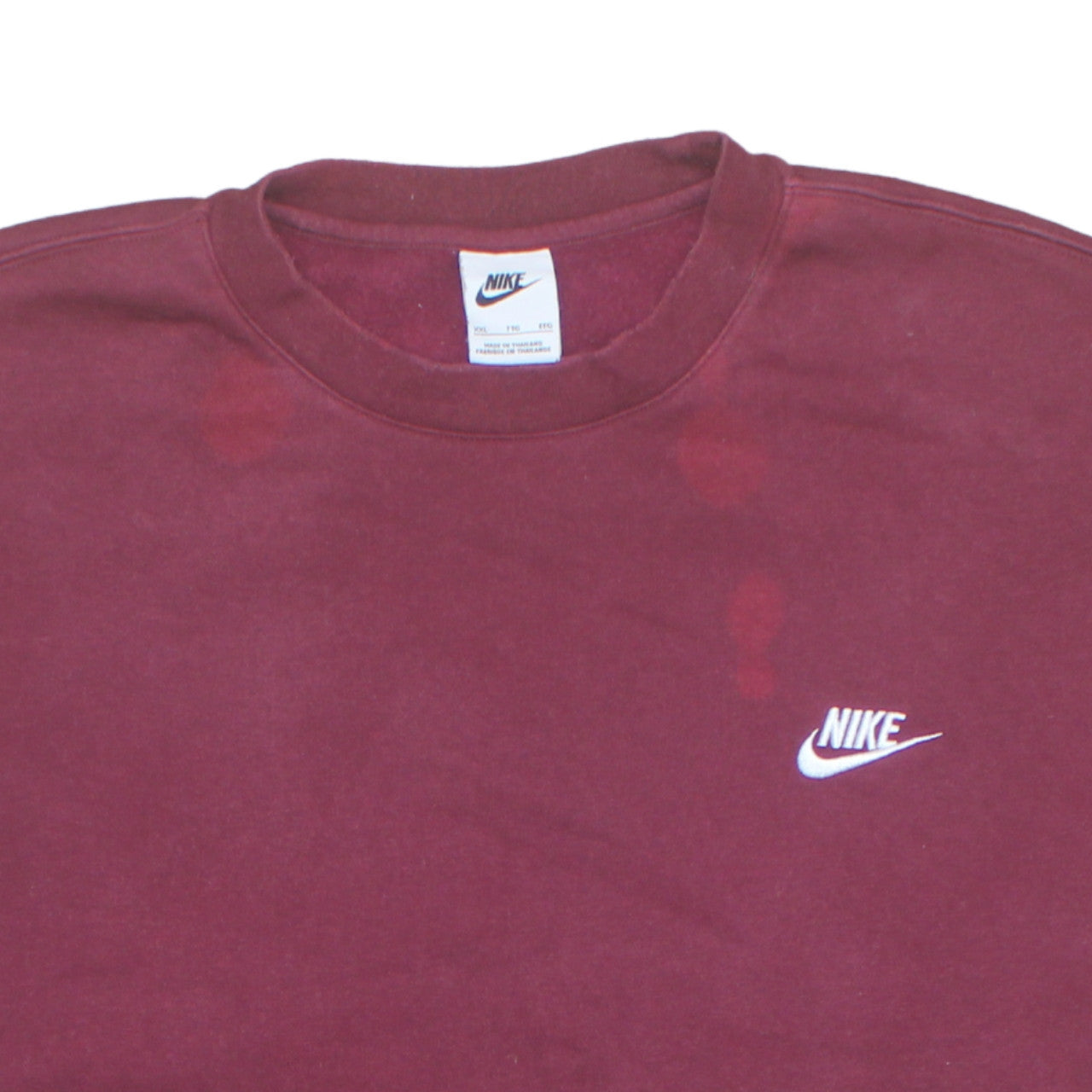 Mens UK Size 2XL Nike Red Pullover Sweatshirt