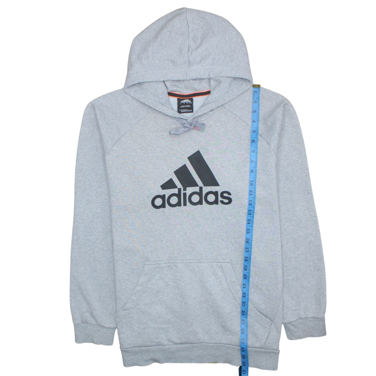 Mens UK Size L adidas Grey Pullover Hoodie