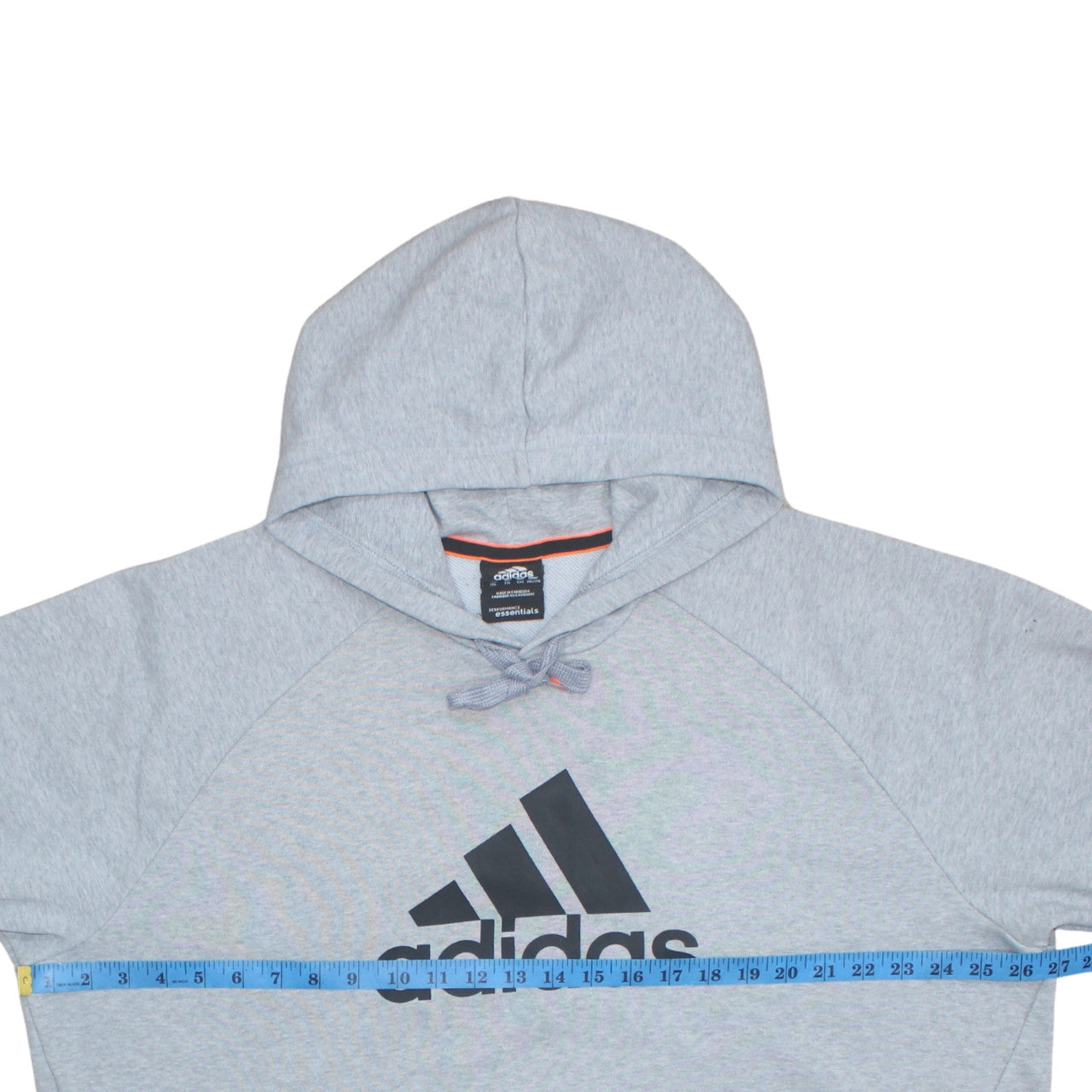 Mens UK Size L adidas Grey Pullover Hoodie