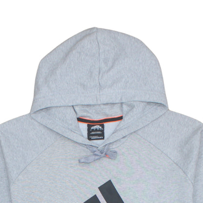 Mens UK Size L adidas Grey Pullover Hoodie