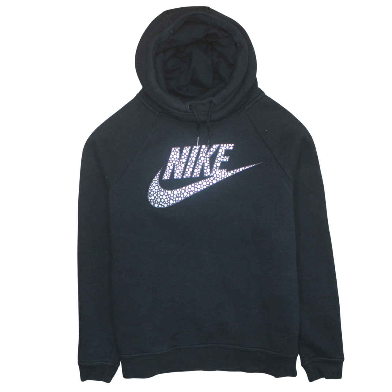 Womens UK Size L Nike Black Pullover Hoodie