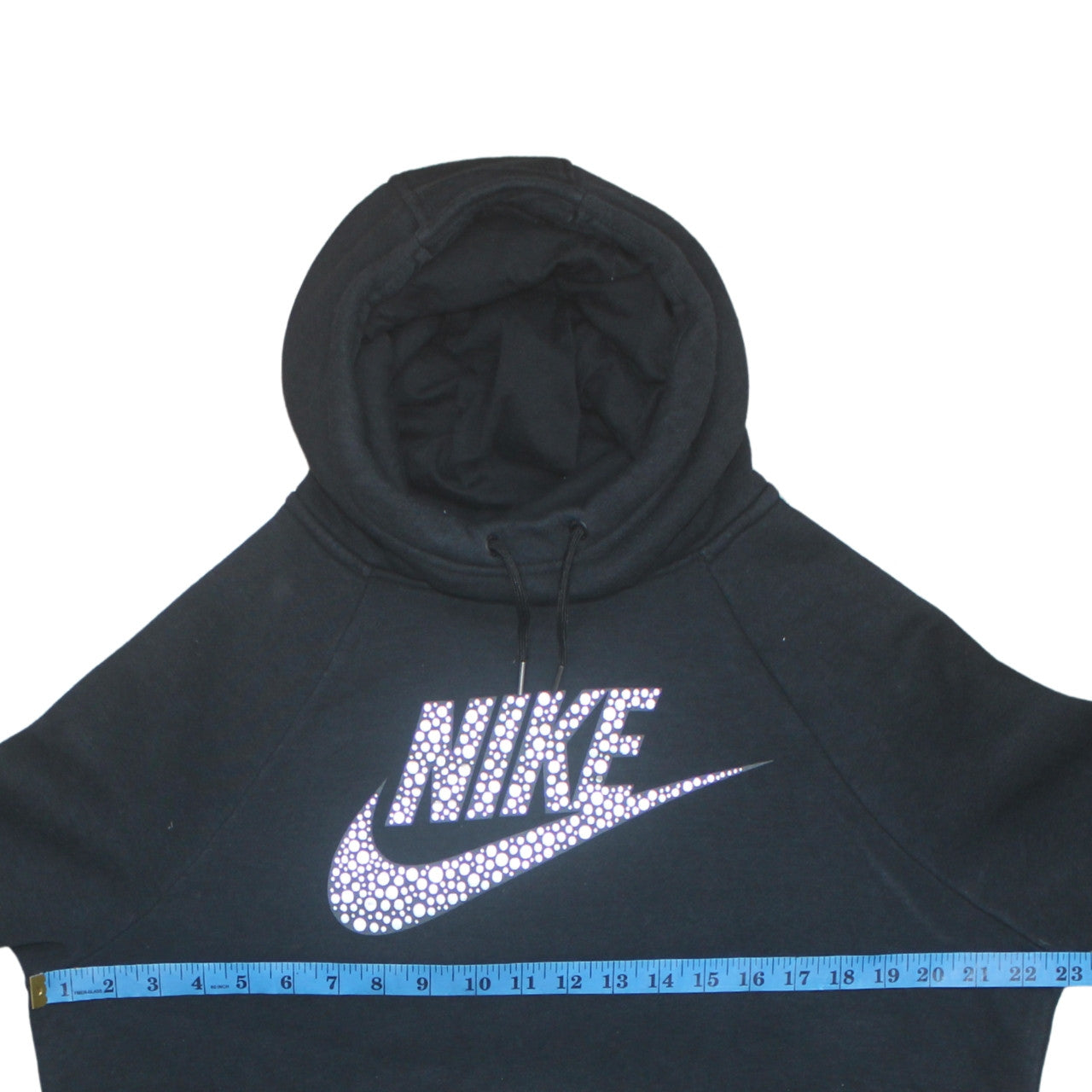 Womens UK Size L Nike Black Pullover Hoodie