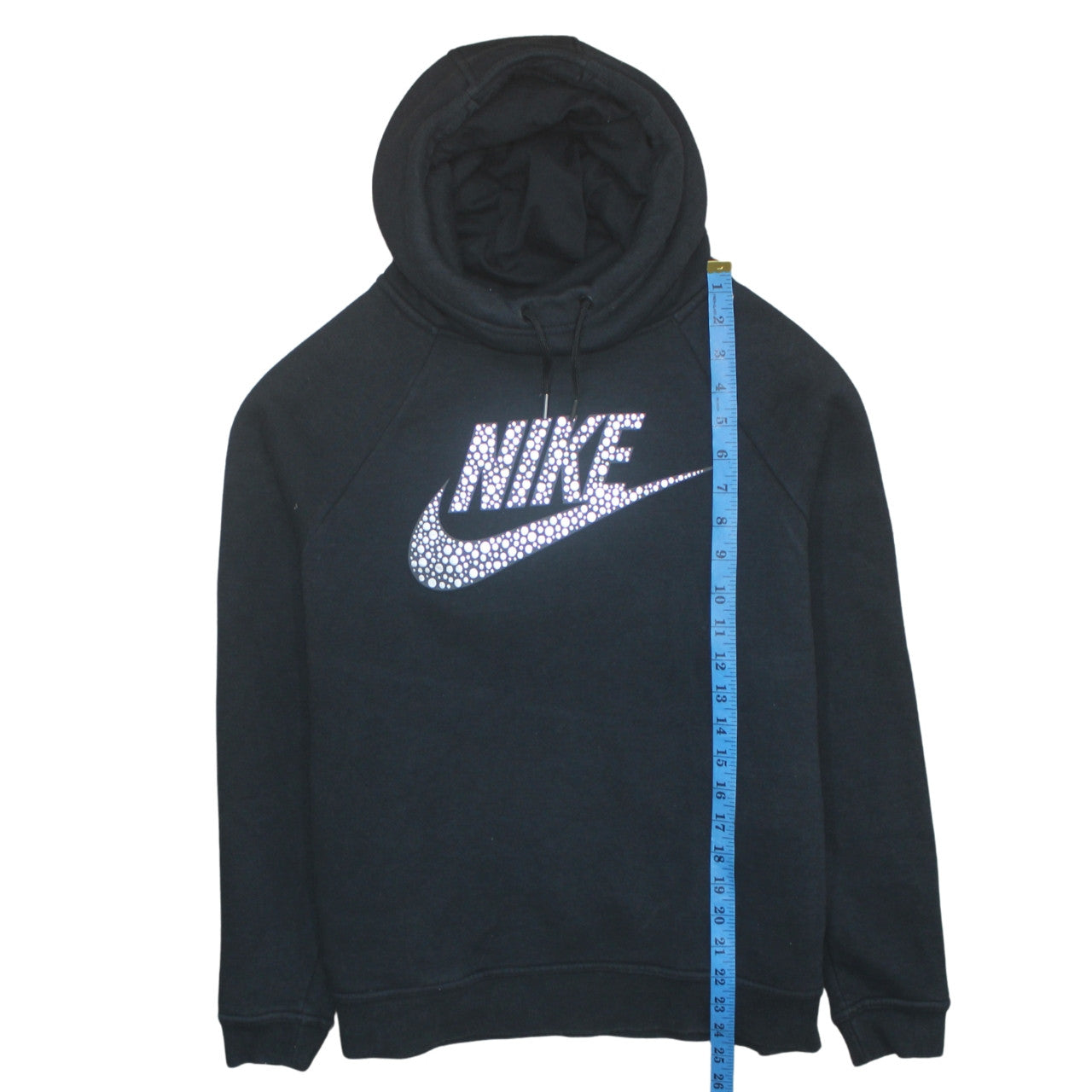 Womens UK Size L Nike Black Pullover Hoodie