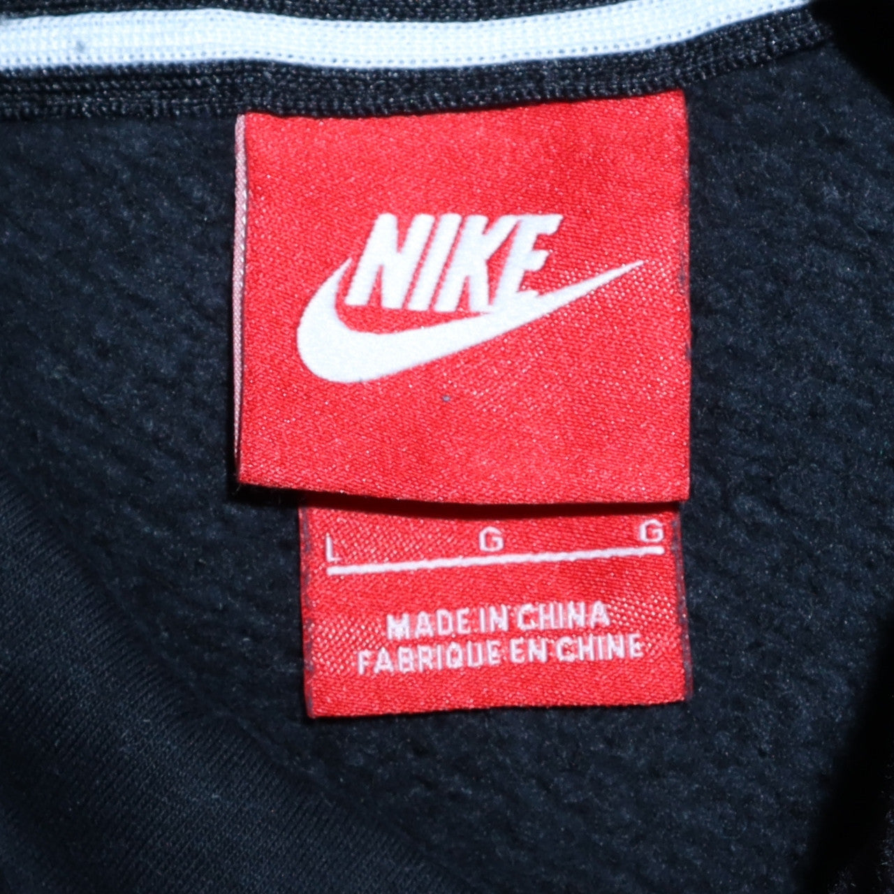 Womens UK Size L Nike Black Pullover Hoodie