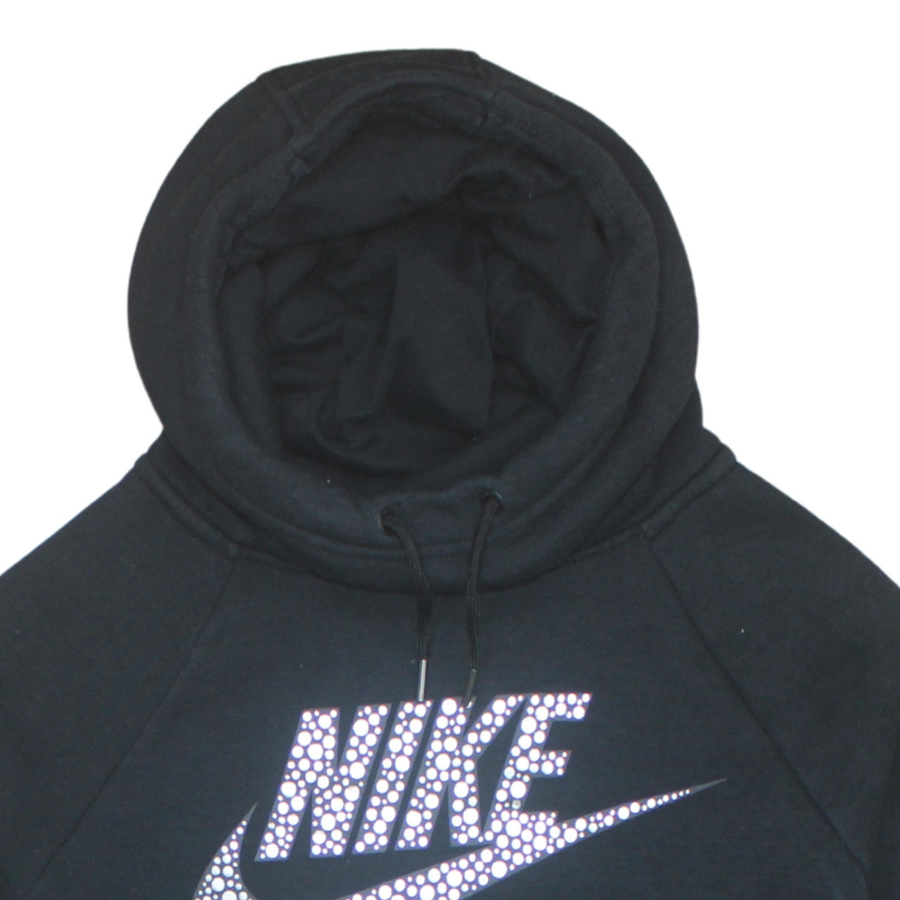Womens UK Size L Nike Black Pullover Hoodie