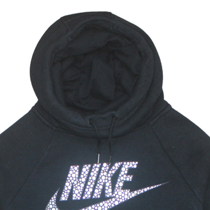 Womens UK Size L Nike Black Pullover Hoodie