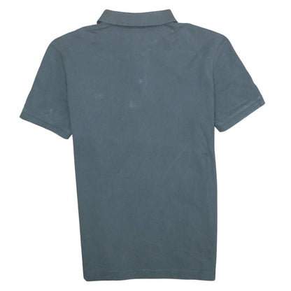 Napapijri Men's Blue Cotton Short Sleeve Polo Shirt M
