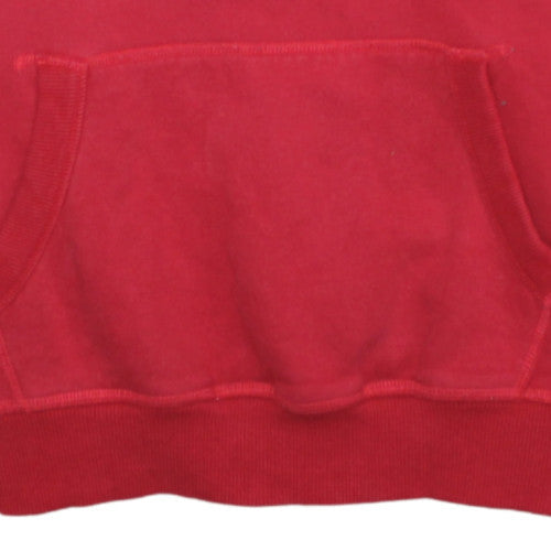 Womens UK Size M Superdry Red Pullover Hoodie