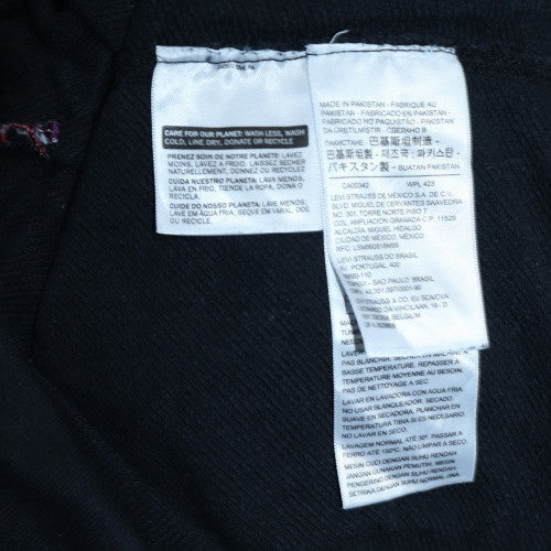 Mens UK Size M Levi Strauss & Co. Black Pullover Sweatshirt