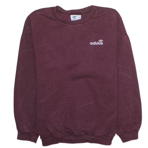 Womens UK Size 10 Adidas Red Pullover Sweatshirt
