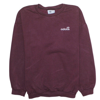 Womens UK Size 10 Adidas Red Pullover Sweatshirt