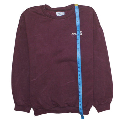 Womens UK Size 10 Adidas Red Pullover Sweatshirt