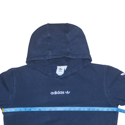 Mens UK Size M Adidas Blue Pullover Hoodie