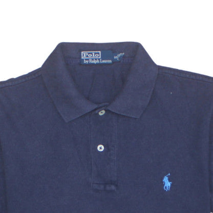 Ralph Lauren Men's Blue Cotton Polo Shirt Size S Regular Fit
