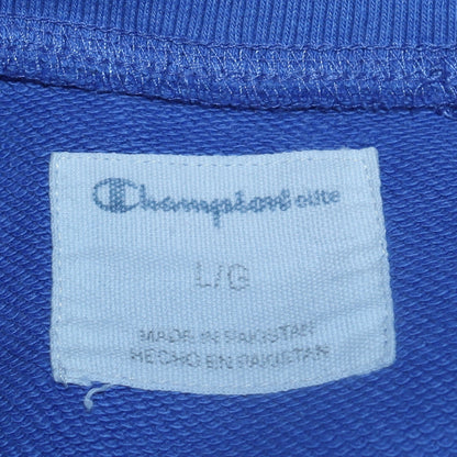 Womens UK Size L Champion Blue Pullover Sweatshirt