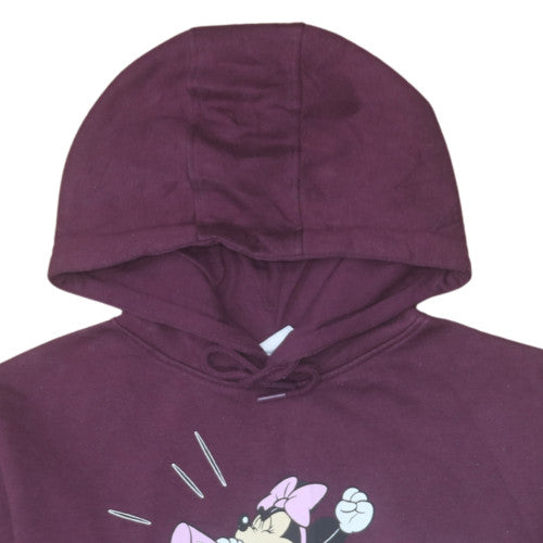 Womens UK Size XS Disney Purple Pullover Hoodie