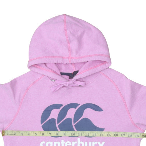 Womens UK Size 14 Canterbury Pink Pullover Hoodie