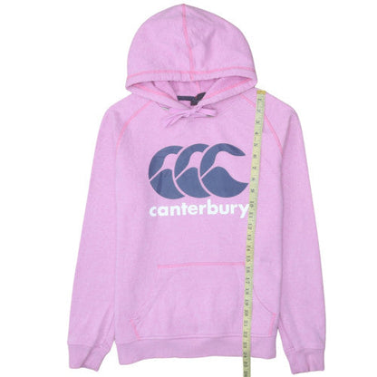 Womens UK Size 14 Canterbury Pink Pullover Hoodie