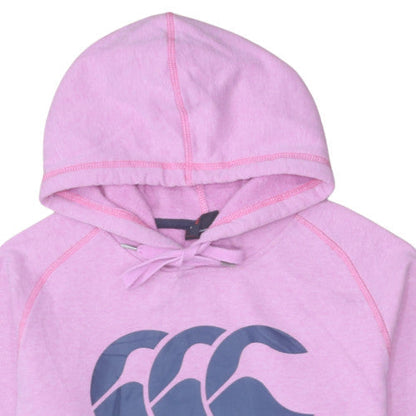 Womens UK Size 14 Canterbury Pink Pullover Hoodie
