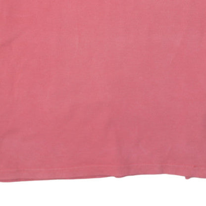 Napapijri Mens Pink Short Sleeve Slim Fit Polo Shirt Size L