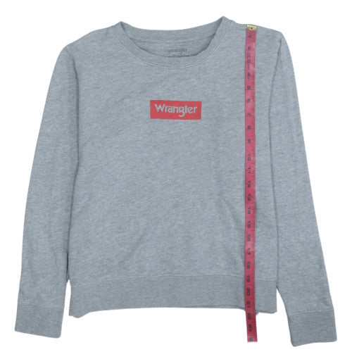 Mens UK Size M Wrangler Grey Pullover Sweatshirt