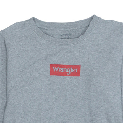 Mens UK Size M Wrangler Grey Pullover Sweatshirt