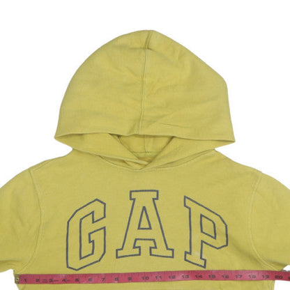 GAP Kids Boys Yellow & Grey Pullover Hoodie XXL Cotton Blend Sweatshirt